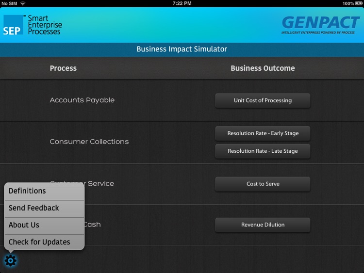 GENPACT Business Impact Simulator