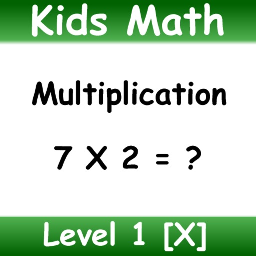 Kids Math Multiplication Level 1 icon