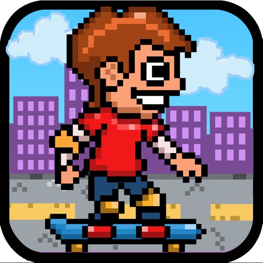 Hoppy Lui - The Jumpy Skateboard Speeder iOS App