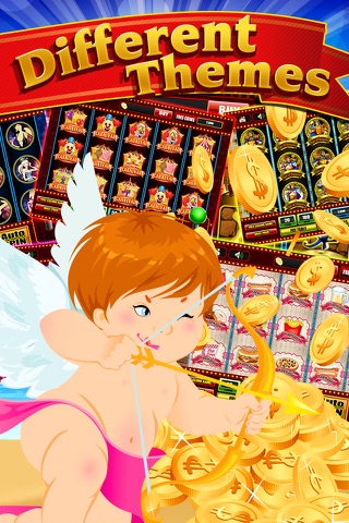 Happy Angelic - Cupid on Valentines Day Blitz Casino Slots screenshot 2
