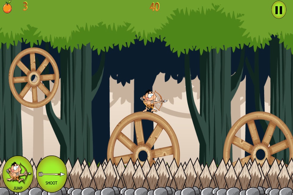 Flint-Stones: The Forest Hunter in Stone Age - Free Game 2015 screenshot 3