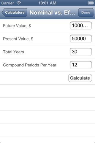 Mortgage and Financial Calculator Suite screenshot 4