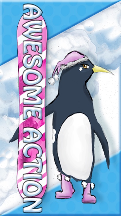 Penguin Ski Race Top Free Game - Easy Kids Snow Racing screenshot-4