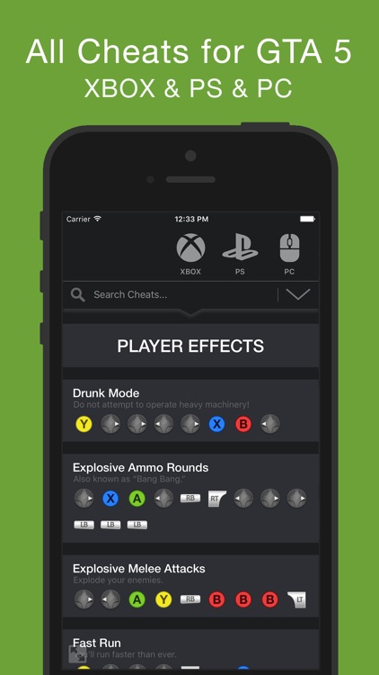 All Cheats For GTA 5