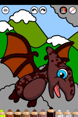 Coloring Board - Coloring for kids - Dinosaurs screenshot 4