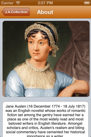 Small Jane Austen Collection (with search) screenshot 3