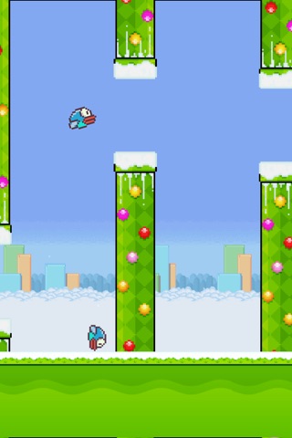 Flappy Xmas : Original Brave Bird - Free Fun Game screenshot 3