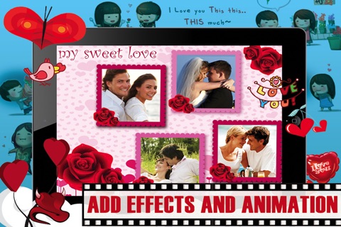 Romantic Animated Photo Album screenshot 3