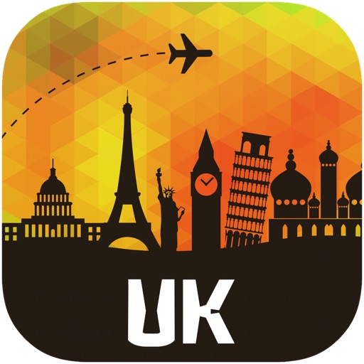 UK United Kingdom offline map & guide Hotel, weather, trips: London,York,Manchester,Edinburgh icon