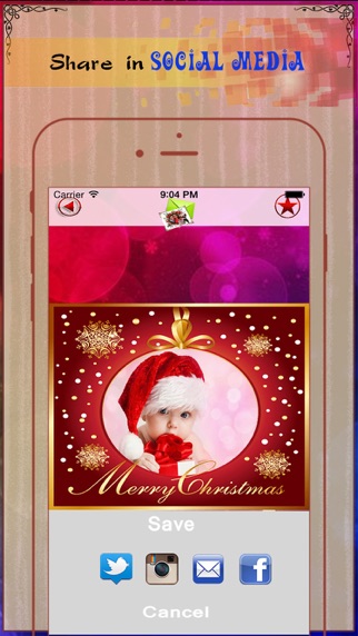 How to cancel & delete Merry Christmas - Personalized Christmas Greeting Card to Wish Friends from iphone & ipad 4