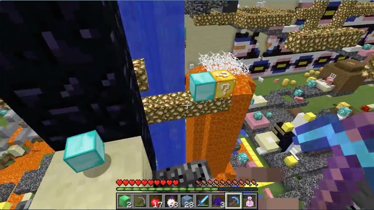 LUCKY CRAFT 2 SURVIVAL BLOCK HUNTER MINI GAME ( Build Battle Edition ) with Multiplayer screenshot-3