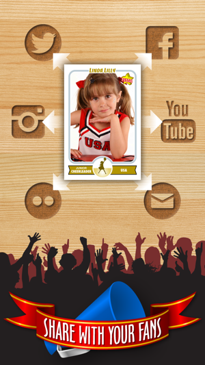 Cheerleader Card Maker - Make Your Own Custom Cheerleader Ca(圖4)-速報App