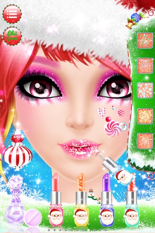 圣诞美妆秀－女孩子们的美容、打扮、化妆、换装游戏 screenshot 2