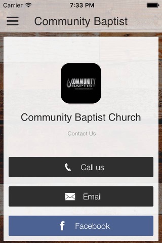 Community Baptist Church screenshot 2