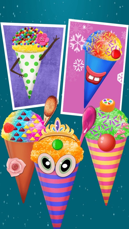 Snow Cone Maker - kids frozen food screenshot-3