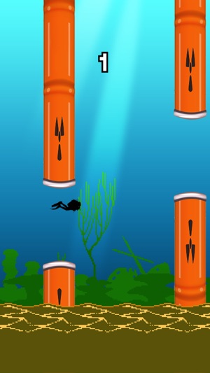 Flappy Amazon Waters HD - Top Free underwater fly game(圖2)-速報App