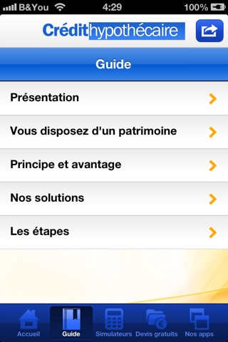 Crédit Hypothécaire screenshot 4