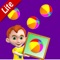 This math app allows a child with autism to develop counting skills in a colorful environment that is fun for the kid