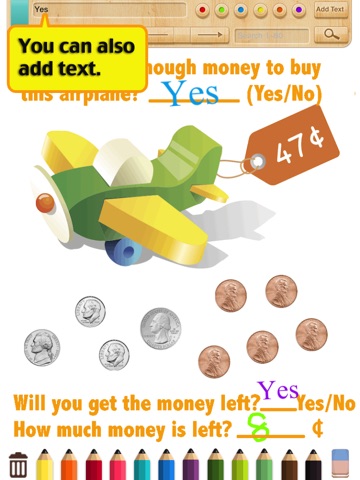 Kids Math-Money Worksheets screenshot 3