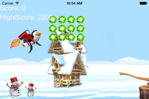 Ice Racing - Flappy Pinguin Pixelated Edition screenshot 4
