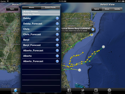 Hurricane Tracker By HurricaneSoftware.com's - iHurricane Proのおすすめ画像1