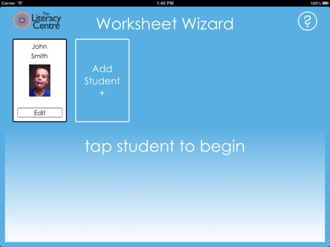Worksheet Wizard screenshot 2