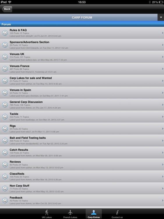 Carp Lakes HD - Carp Fishing Venues in the UK & France screenshot-4