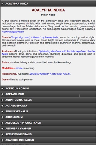 Homeopathy Materia Medica screenshot 3