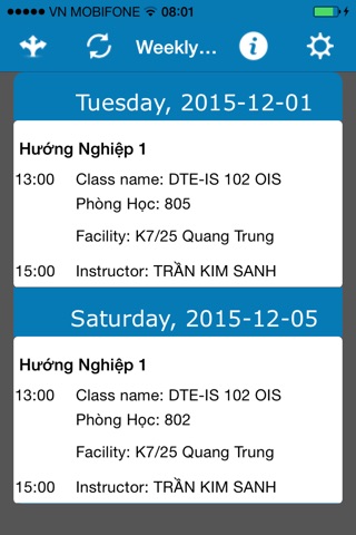 myDTU Schedule screenshot 4