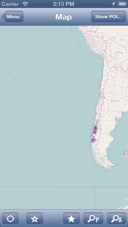 Chile Offline Map - PLACE STARS