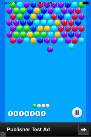 Bubble Mania Game screenshot 2