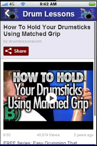 Drum Lessons:Learn the Basics of How to Play Drums screenshot 4