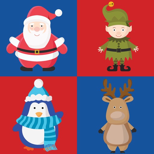 Match Christmas Party Characters - Free Holiday Challenging Games For Kids & Adults Icon
