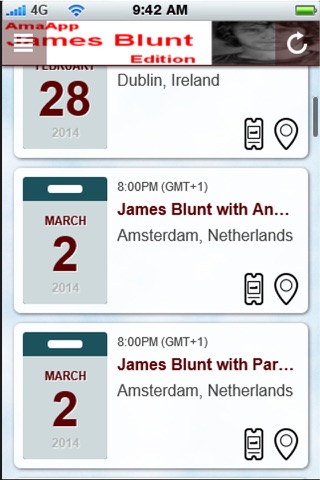 AmaApp James Blunt Edition screenshot 3