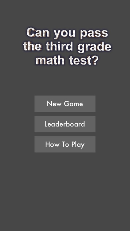 Can You Pass The Third Grade Math Test? FREE!
