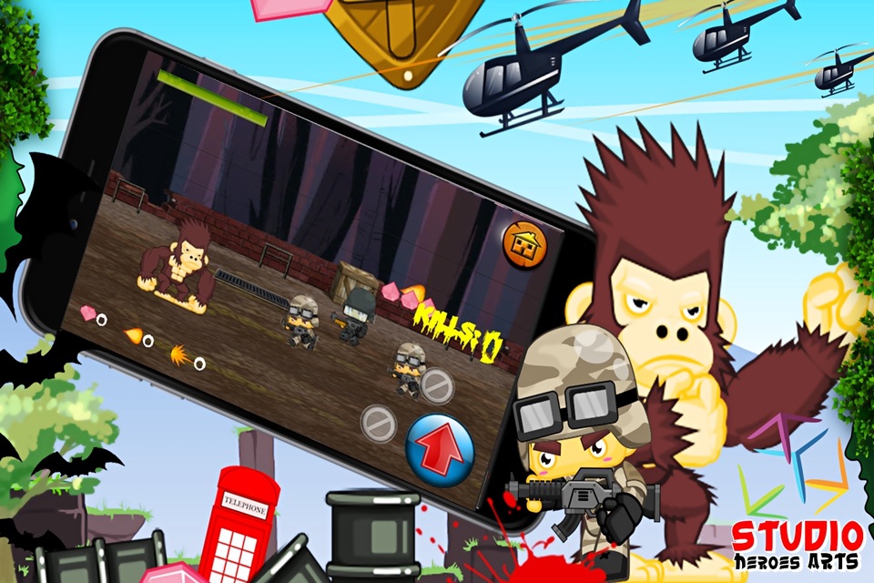 Gorilla And Banana Monkey Game 2016 screenshot 2
