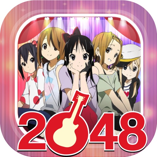 2048 Manga & Anime - “ Logic Puzzles Numbers Swap K-On! Face “ icon