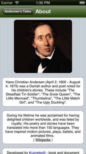 Best Hans Christian Andersen's Fairy Tales (with search)(圖2)-速報App