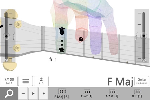 Awadon Chord 3D - Guitar, Ukulele and Guitalele 3D-Fingering Model screenshot 3