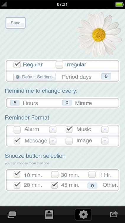 Tampon Minder™ Free version screenshot-4