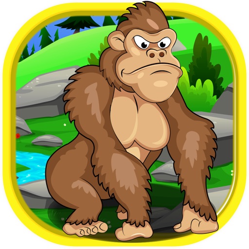 Jungle Kong Collecting Mania MX - Forest Monkey Running Craze icon