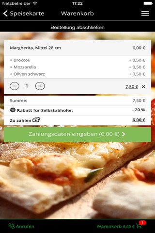 Roma Pizzaservice screenshot 3