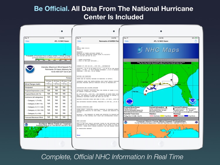 Hurricane Tracker For iPad