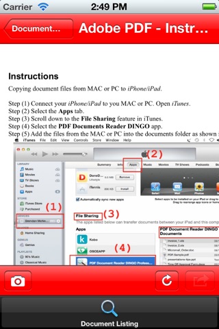 PDF Document Reader DINGO Professional screenshot 2