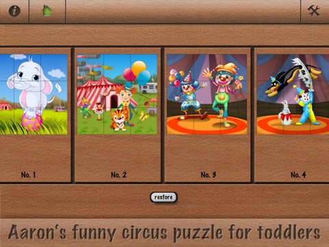 Aaron's funny circus puzzle for toddlers screenshot 2