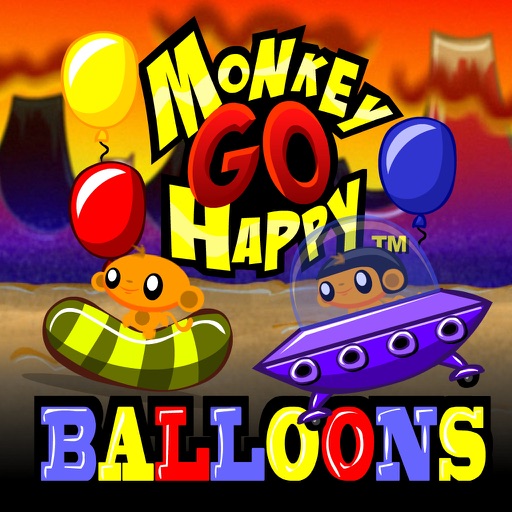 Monkey GO Happy Balloons iOS App