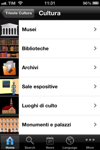 Trieste Cultura screenshot 2