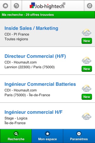 Job-hightech – Les emplois de pointe en Ile de France screenshot 3