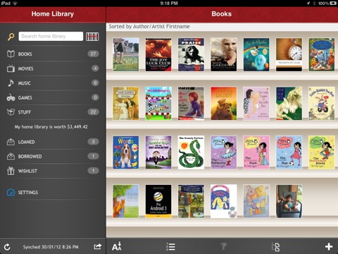 Home Library Lite For iPad screenshot 2