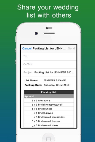 Wedding Packing Planner - Plan Your Wedding And Honeymoon Packing Checklist screenshot 4
